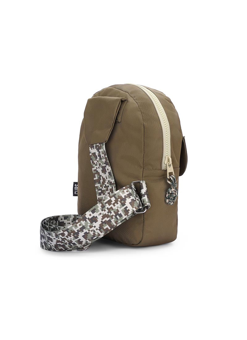 Cubs Army Green Sling Front Locked Pocket