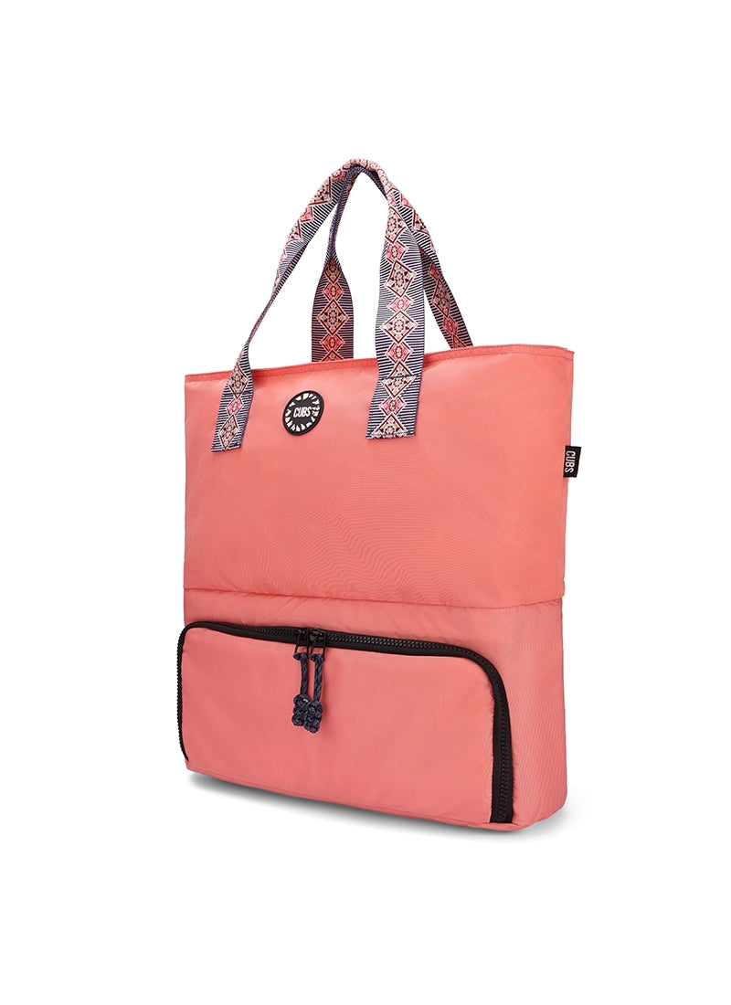 Cubs Coral Blush Tote/Cooler