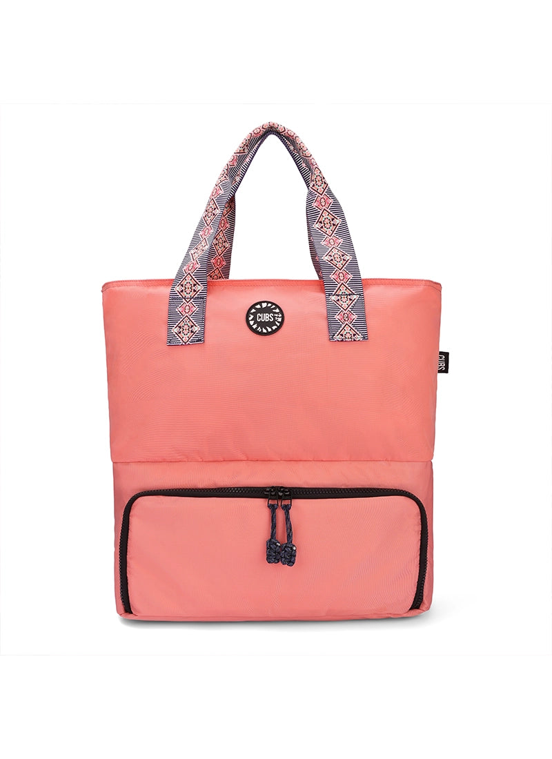 Cubs Coral Blush Tote/Cooler