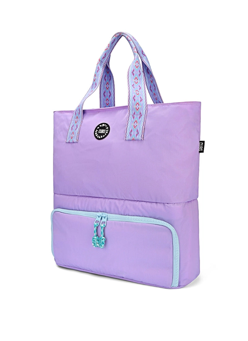 Cubs Lavender Tote/Cooler