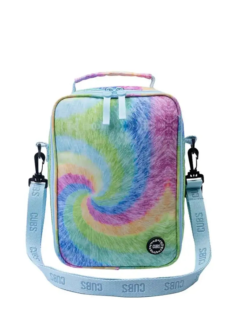 Cubs Pastel Rainbow Swirl Senior Lunch bag