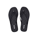 Michael Kors Lilo Wedge Flip Flop Women Black/Black