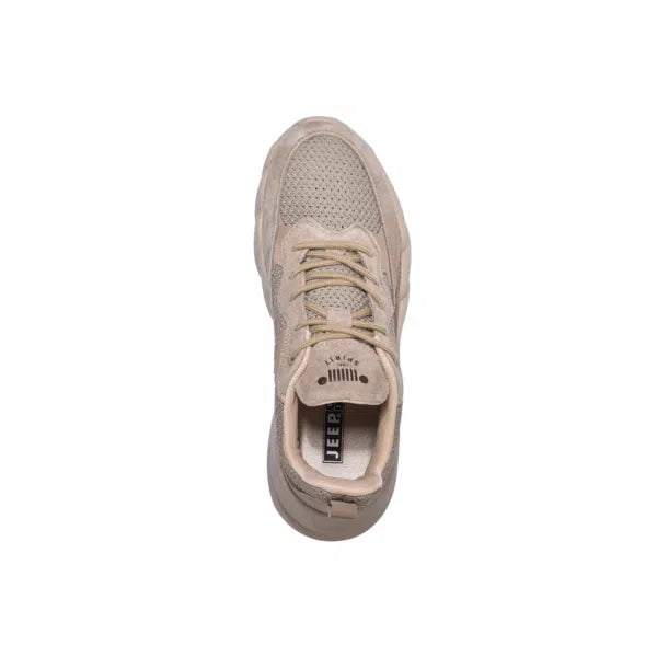 Jeep Ankle Lace Chunky Mesh Boot-5119606355-Beige