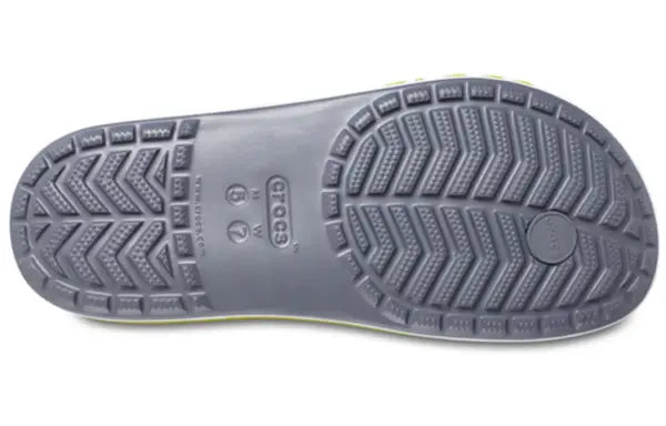 Crocs Bayaband Flip Charcoal/Volt Green