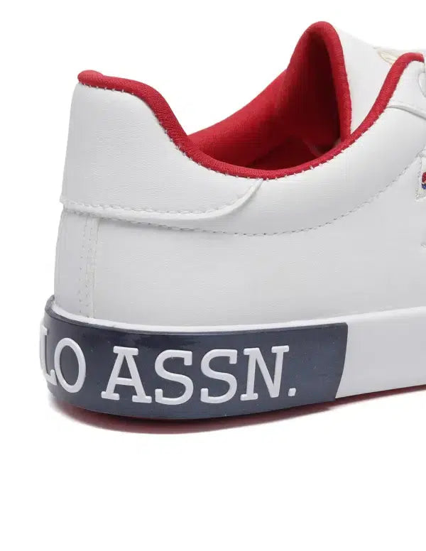 US Polo Assn Women Panelled Solid Lace Up Aubrey Sneakers