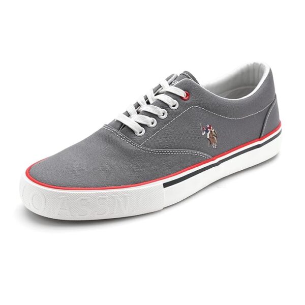 U.S. polo assn mens grey casual sneakers