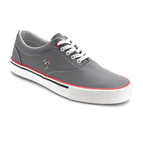 U.S. polo assn mens grey casual sneakers
