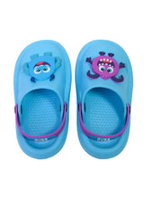 Cubs Kids Clog Turquoise Monsters