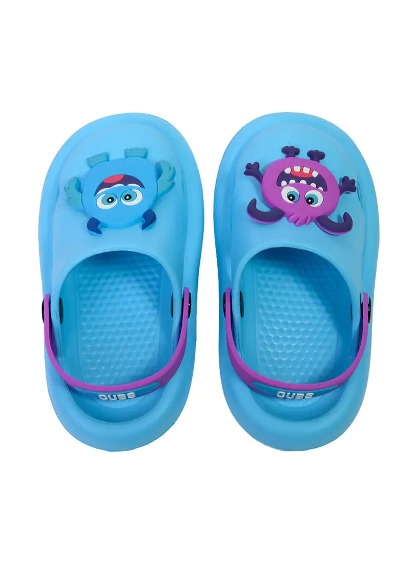 Cubs Kids Clog Turquoise Monsters
