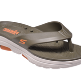 Skechers Foamies Go Walk Flip Flop 243024-Olive White Orange