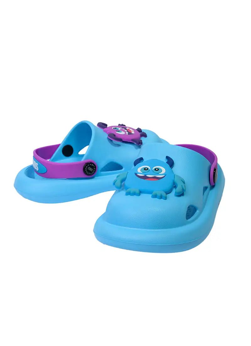 Cubs Kids Clog Turquoise Monsters