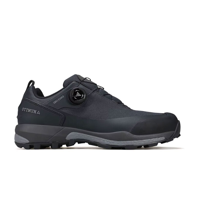 HUMTTO Stealth Core Low Cut Dial Lace Hiking Sneaker-120142A-1-Black
