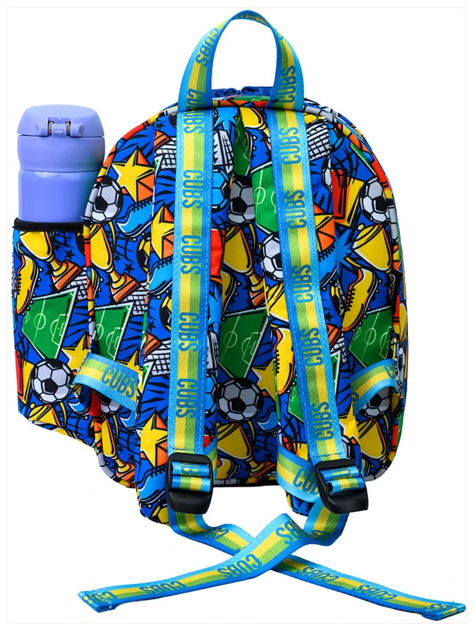 Cubs Football Fan letter S Nursery Lunch Backpack