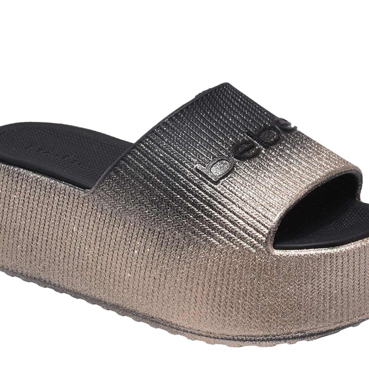 bebe Ploffy Women Slide-23215-OmbreBlackGold