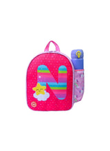 Cubs Pink Unicorn Letter N Nursery Lunch Backpack