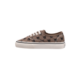 TTWN Bear Low-Top Dark Coffee Big-Eared Bear Pattern Shoes