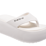 bebe Puffi Women Flip Flop-23303-White
