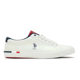 US Polo Assn Men Solid Anton 2.0 Sneakers White