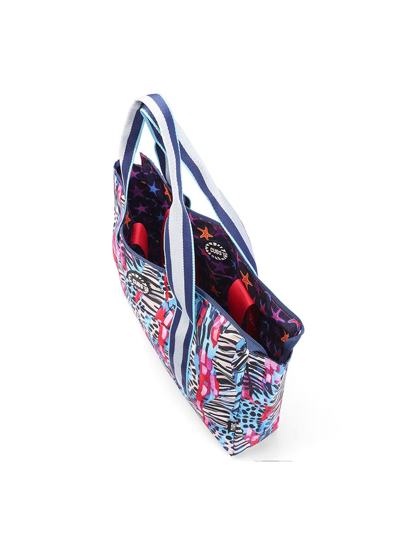 Cubs Art and Dark Stars Double Face Tote Bag
