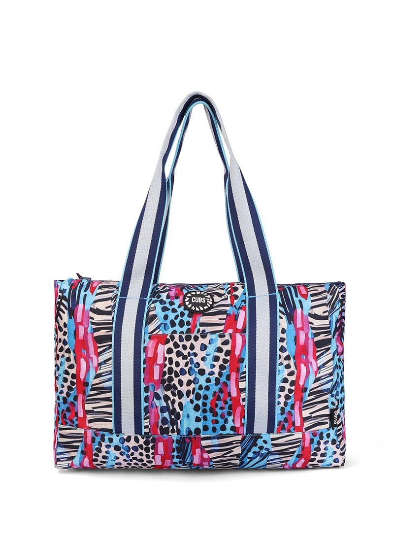 Cubs Art and Dark Stars Double Face Tote Bag