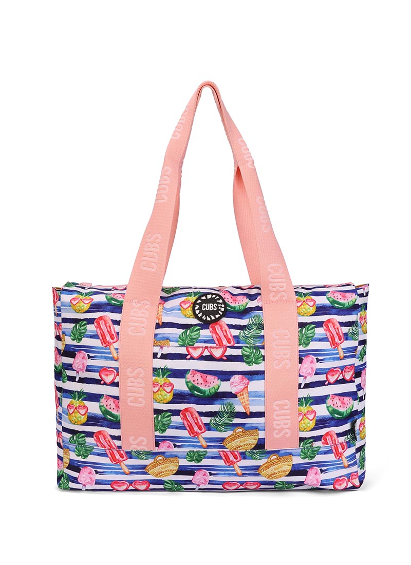 Cubs Beachy Summer Vibes Double Face Tote Bag