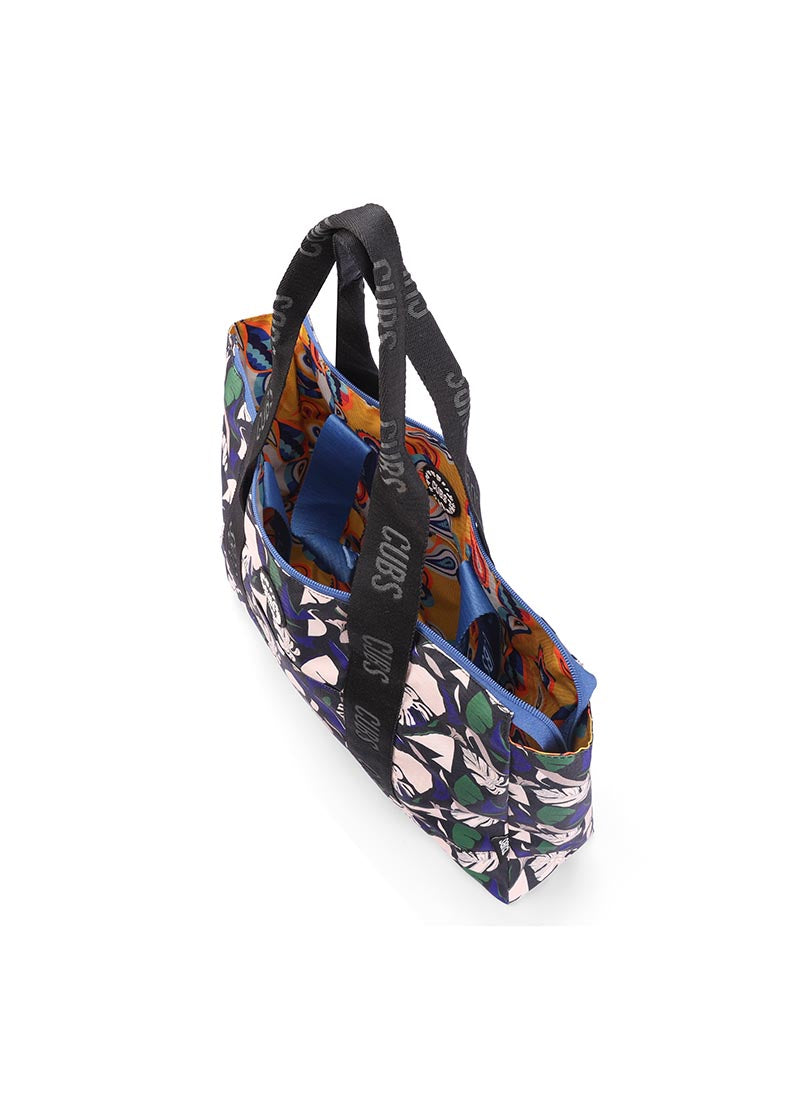 Cubs Black & Yellow Vibes Double Face Tote Bag