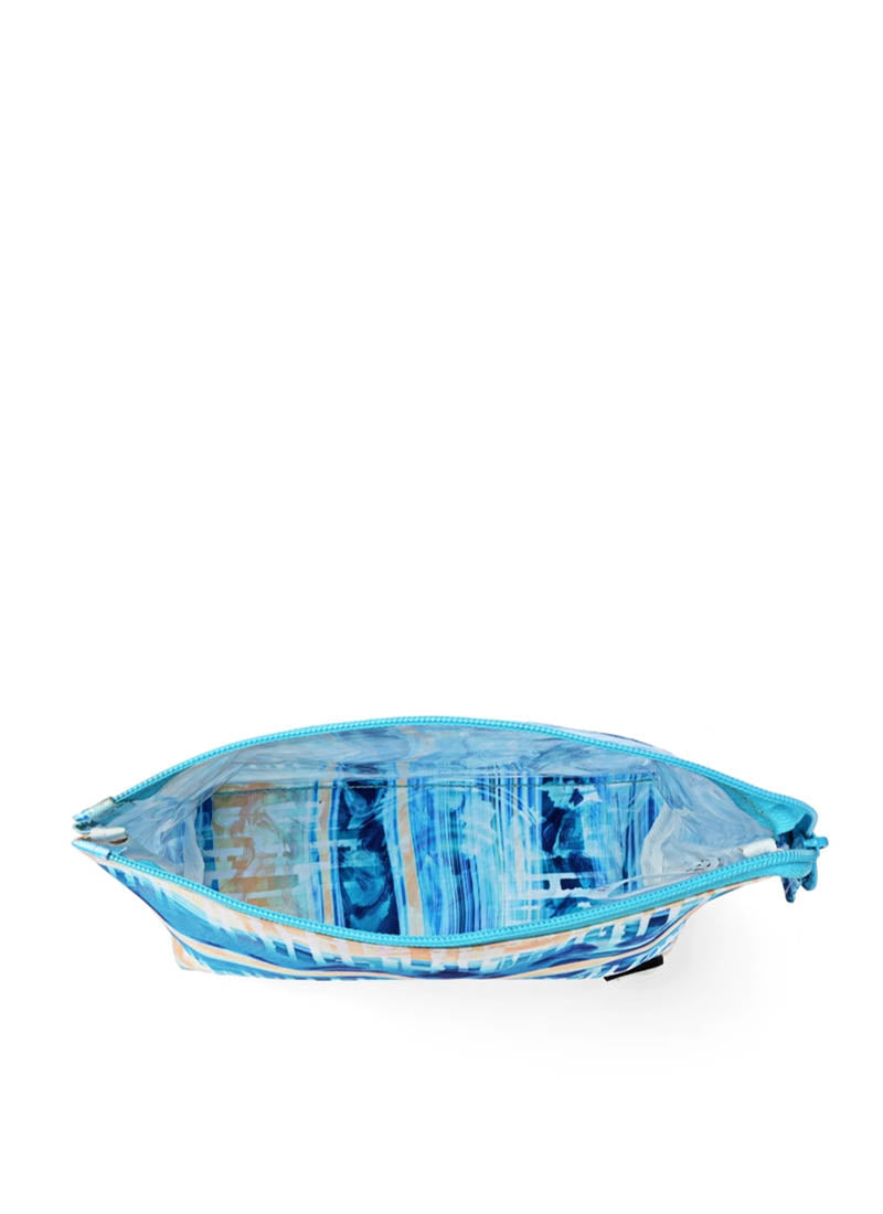 Cubs Blue Peach Medium Pouch