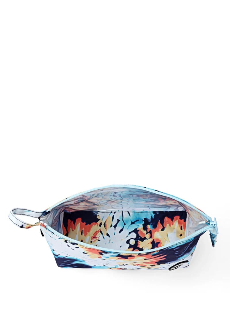 Cubs Blueish Tie Dye Large Pouch