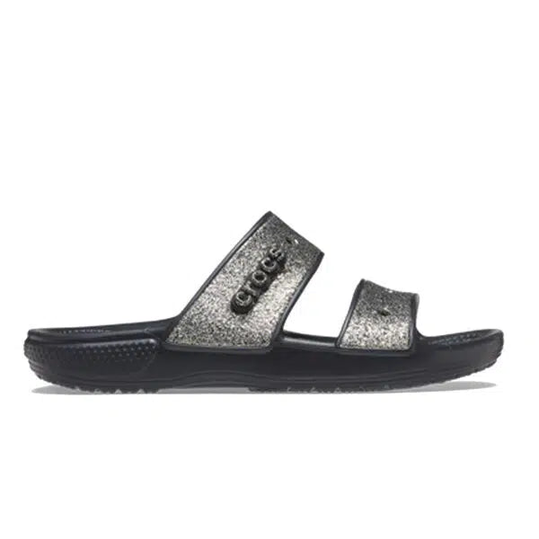 Crocs Classic Glitter II Sandal Black gold
