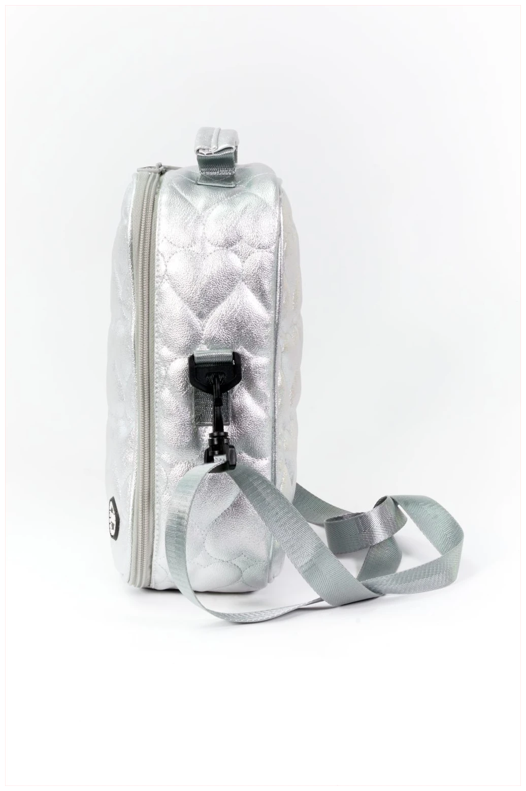 Cubs Shiny Silver High School Lunch Bag