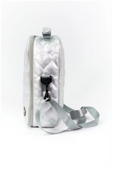 Cubs Shiny Silver High School Lunch Bag