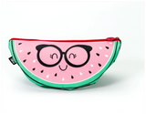 Cubs Watermelon Pink with Glasses Large Pouch