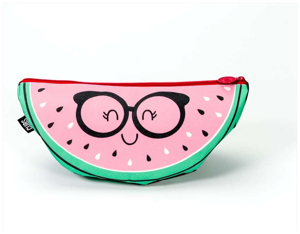 Cubs Watermelon Pink with Glasses Large Pouch
