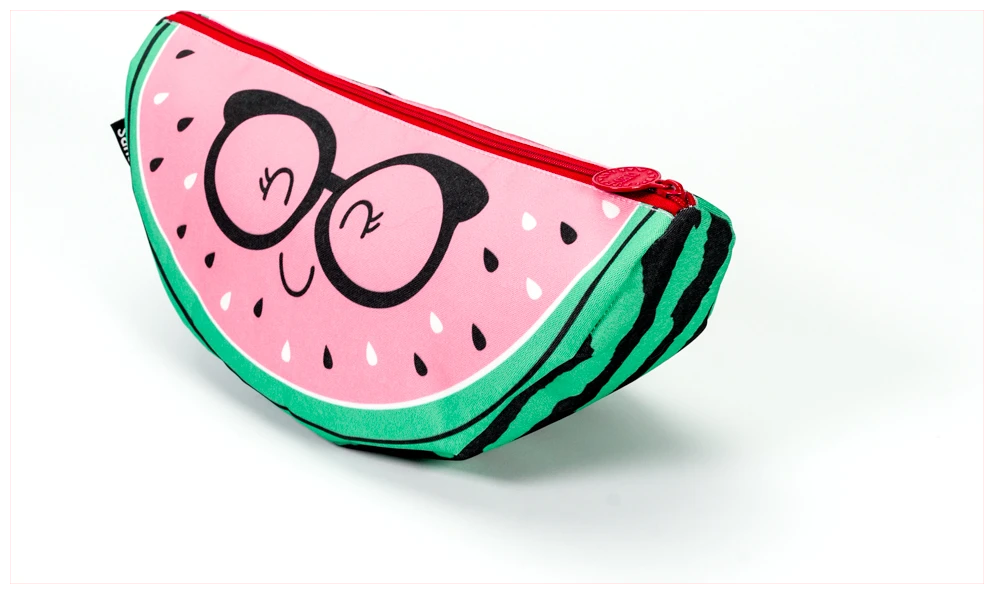 Cubs Watermelon Pink with Glasses Large Pouch