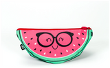 Cubs Watermelon Fushia with Glasses Large Pouch