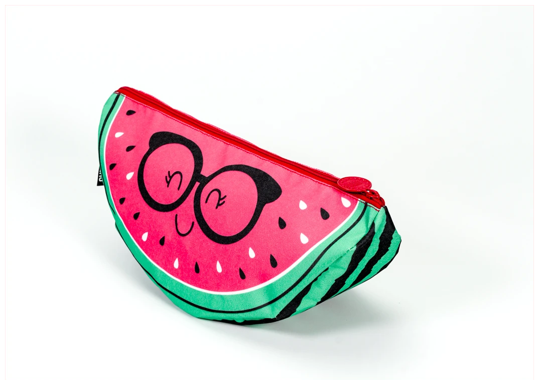 Cubs Watermelon Fushia with Glasses Large Pouch