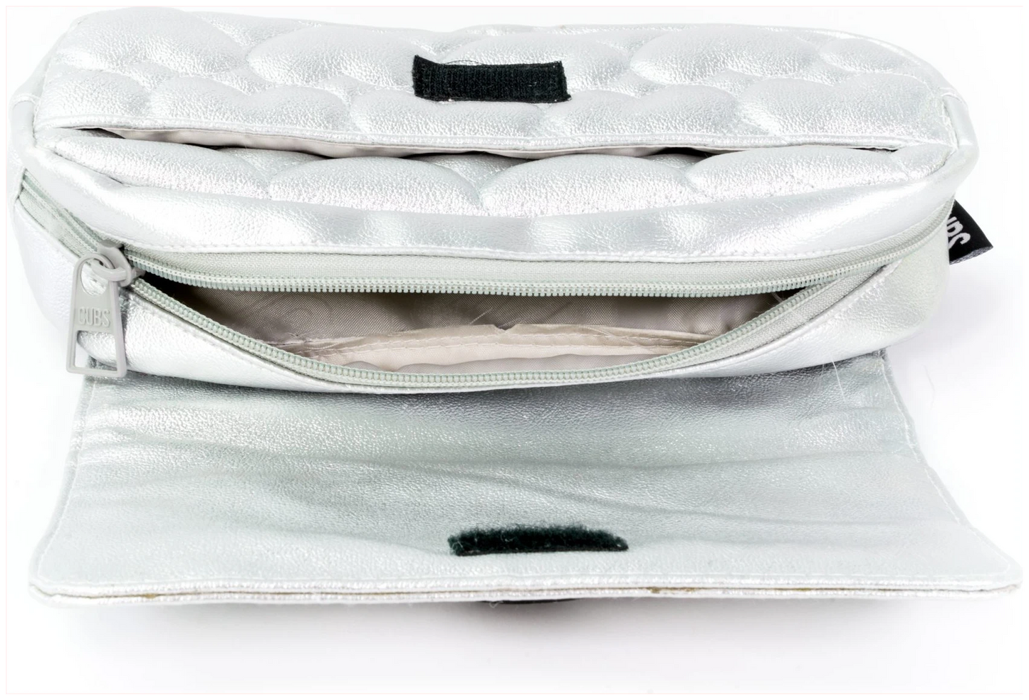 Cubs Shiny Silver High School Pencil Case