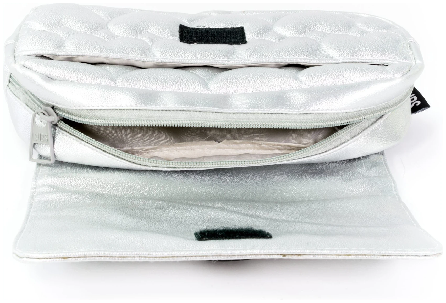 Cubs Shiny Silver High School Pencil Case