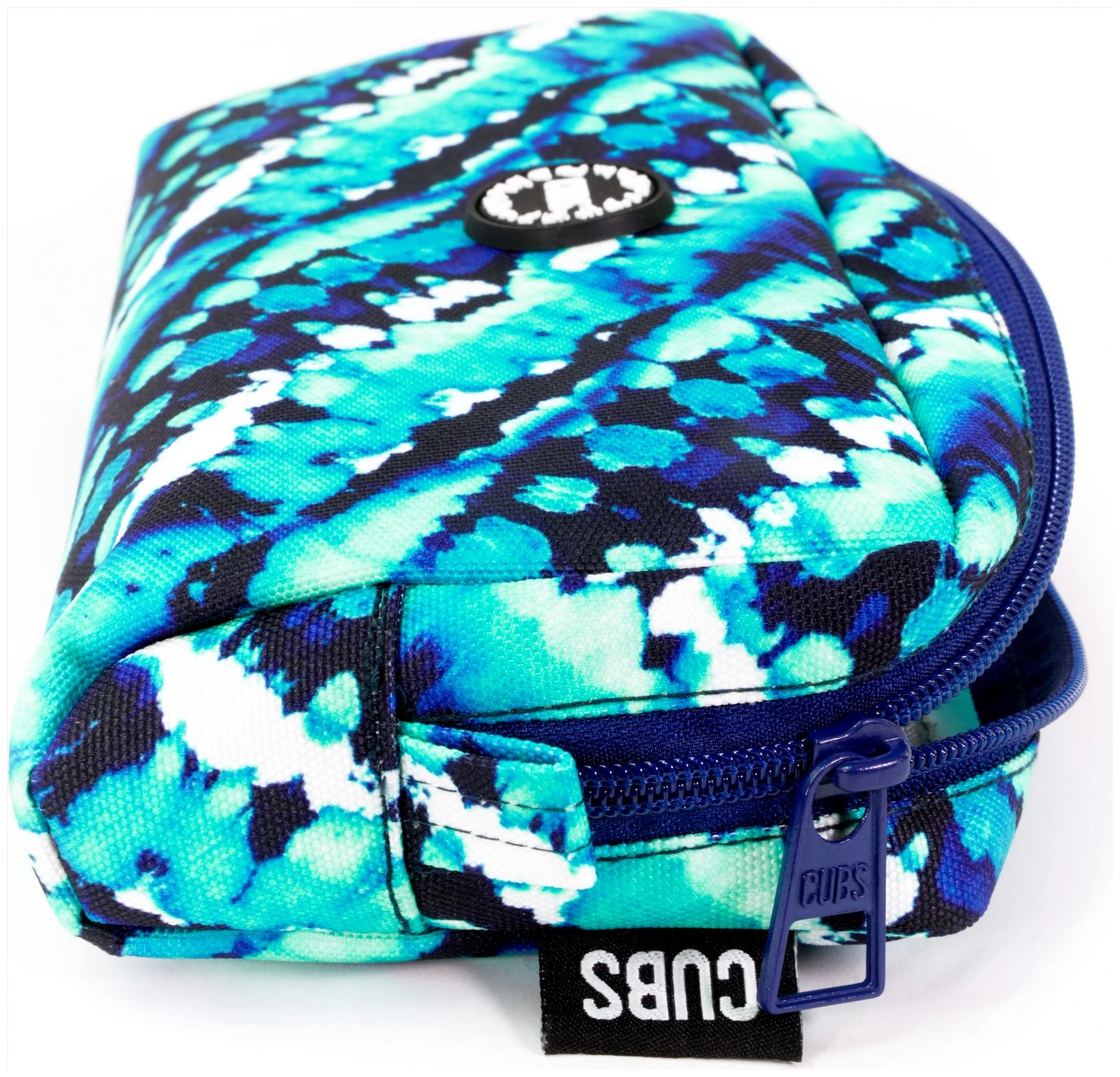 Cubs Water Color Turquoise Tie Dye Pencil Case