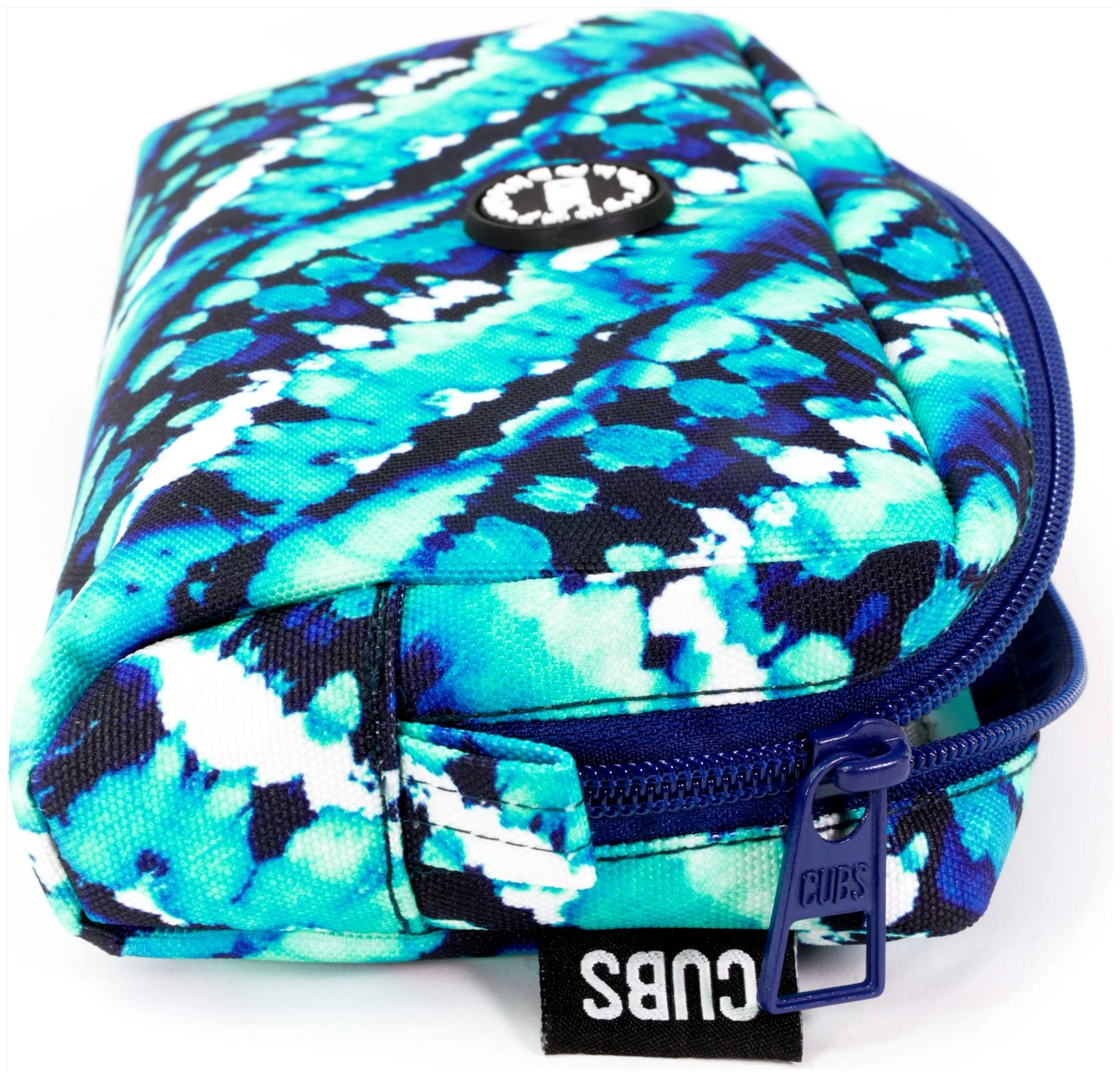 Cubs Water Color Turquoise Tie Dye Pencil Case