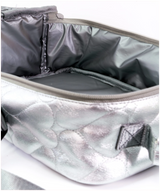 Cubs Shiny Silver High School Lunch Bag