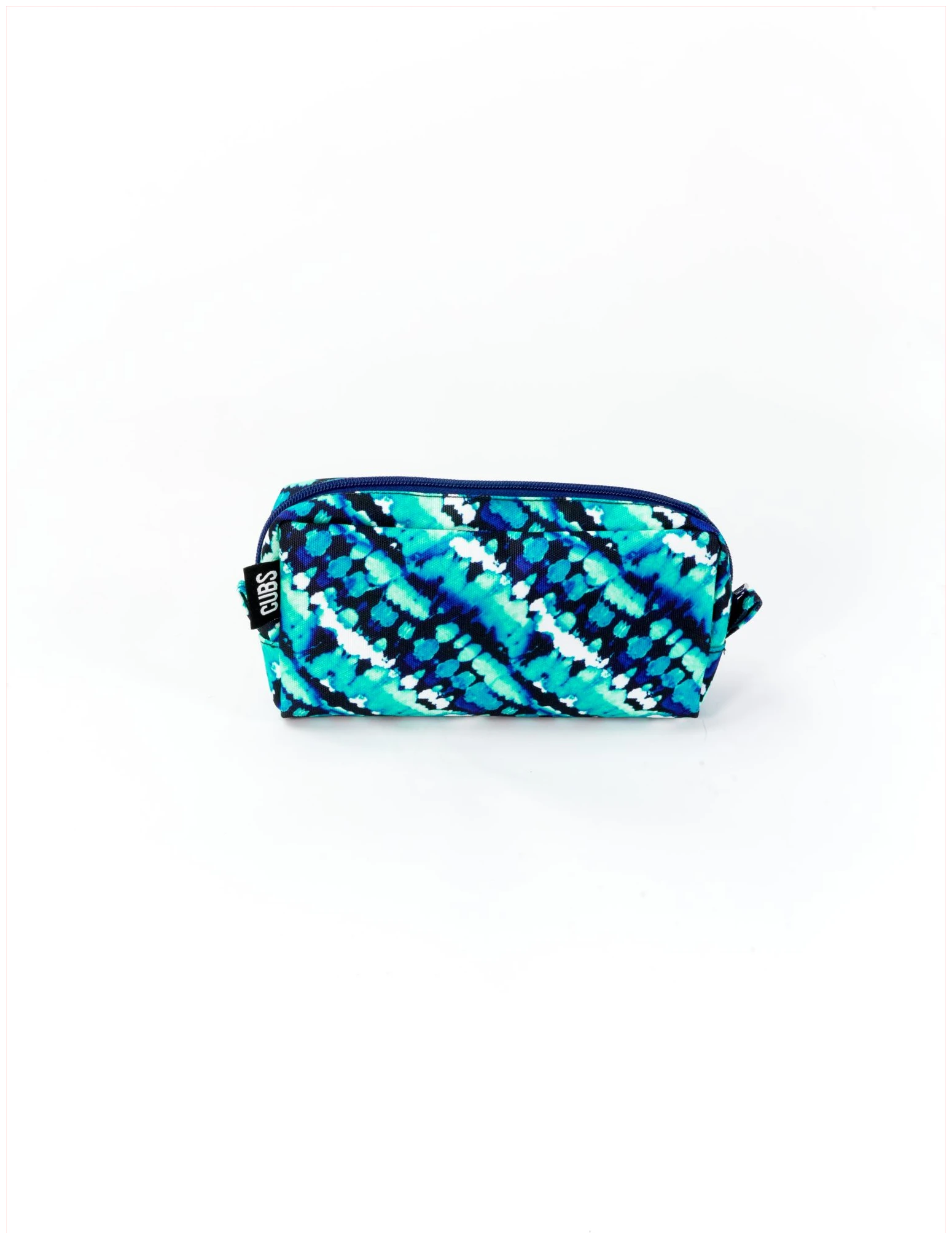 Cubs Water Color Turquoise Tie Dye Pencil Case