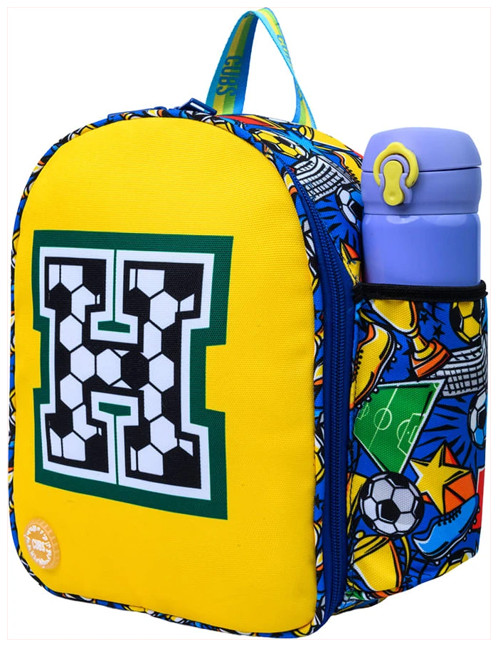 Cubs Football Fan letter H Nursery Lunch Backpack