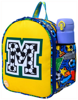 Cubs Football Fan letter M Nursery Lunch Backpack