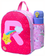 Cubs Pink Unicorn Letter R Nursery Lunch Backpack