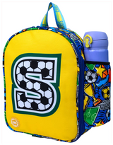 Cubs Football Fan letter S Nursery Lunch Backpack
