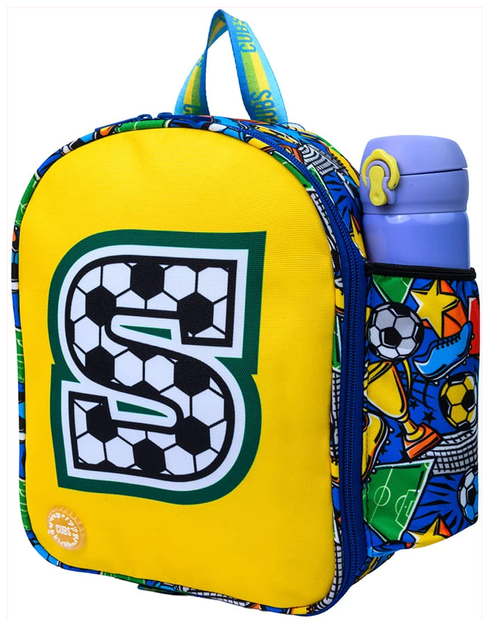 Cubs Football Fan letter S Nursery Lunch Backpack