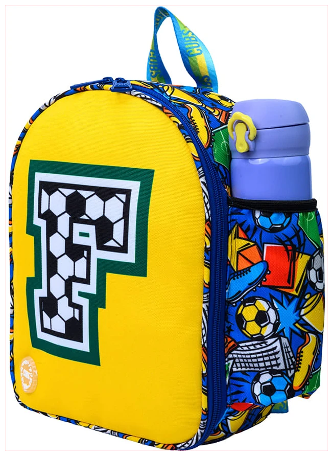 Cubs Football Fan letter F Nursery Lunch Backpack