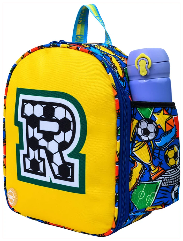 Cubs Football Fan letter R Nursery Lunch Backpack
