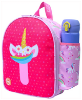 Cubs Pink Unicorn Letter T Nursery Lunch Backpack